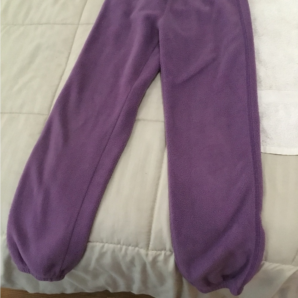 Gap Cozy Purple Kids Fleece Pants
